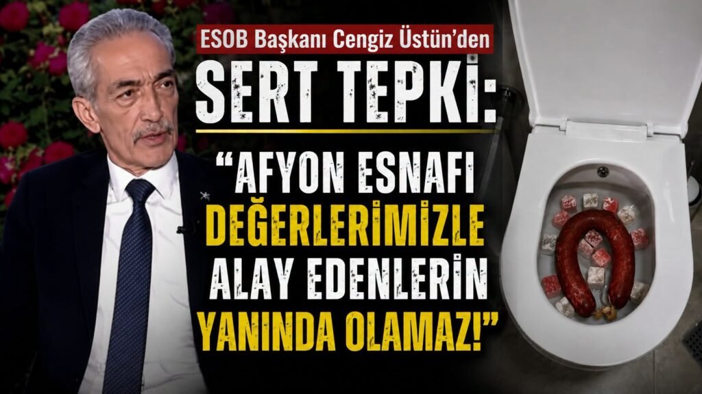 Afyon Esnafı Kültürel Değerlerimize Saygısızlık Edenlerin Yanında Olmaz!